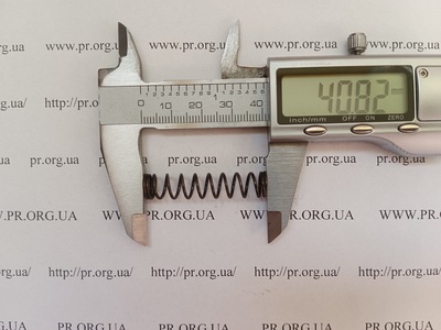 Пружина сжатия 1 х 8,8 х 40,5 (Артикул: G2361)
