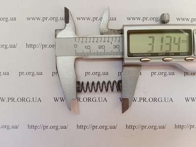 Пружина сжатия 1 х 8,4 х 31 (Артикул: G2363)