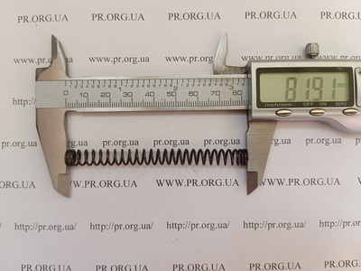 Пружина сжатия 1 х 7,8 х 81,5 (Артикул: G2366)