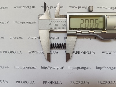 Пружина сжатия 1 х 7 х 20 (Артикул: G2370)