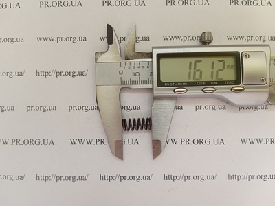 Пружина сжатия 1 х 7 х 16 (Артикул: G2372)