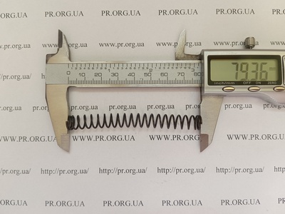 Пружина стиснення 1 х 9 х 79 (Артикул: G2373)