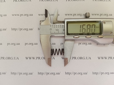Пружина стиснення 1 х 9 х 17 (Артикул: G2376)