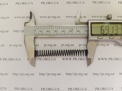 Пружина стиснення 1 х 9 х 69 (Артикул: G2377)