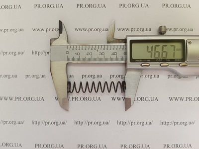 Пружина сжатия 1 х 9,6 х 46 (Артикул: G2378)