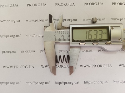 Пружина сжатия 1 х 9,8 х 16 (Артикул: G2382)