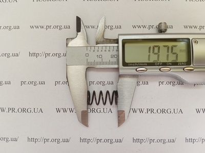 Пружина сжатия 1 х 9,8 х 20 (Артикул: G2383)