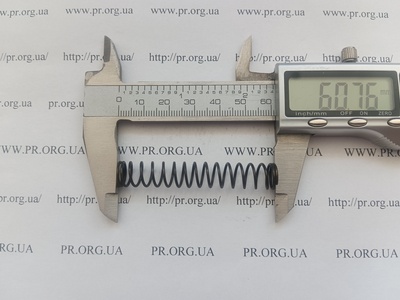 Пружина стиснення 1 х 10,2 х 60,5 (Артикул: G2385)