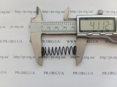 Пружина сжатия 1 х 10,8 х 41 (Артикул: G2386)
