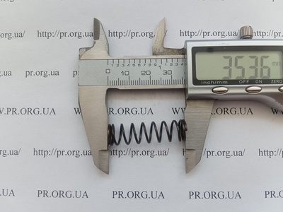 Пружина сжатия 1 х 10,2 х 35 (Артикул: G2389)