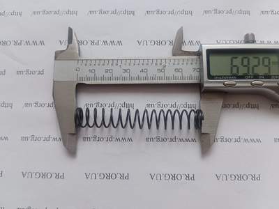 Пружина сжатия 1 х 11,3 х 69 (Артикул: G2400)