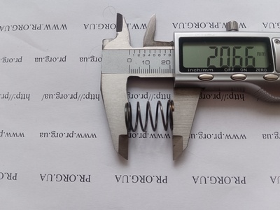 Пружина стиснення 1 х 14 х 20,5 (Артикул: G2422)