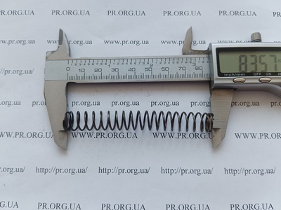 Пружина стиснення 1 х 11,5 х 83 (Артикул: G2424)