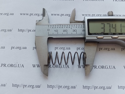 Пружина сжатия 1 х 13,5 х 37,5 (Артикул: G2427)