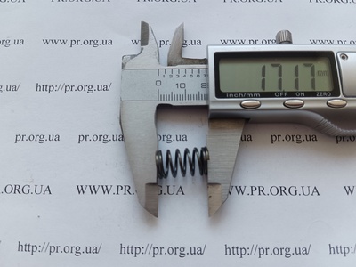 Пружина сжатия 1 х 10 х 17 (Артикул: G2432)