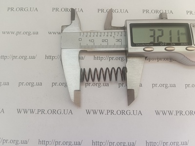 Пружина сжатия 1 х 10 х 32 (Артикул: G2440)