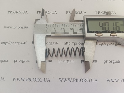 Пружина стиснення 1 х 10 х 40 (Артикул: G2442)