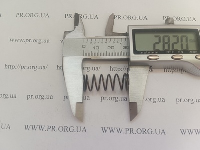 Пружина стиснення 1 х 11 х 28 (Артикул: G2444)