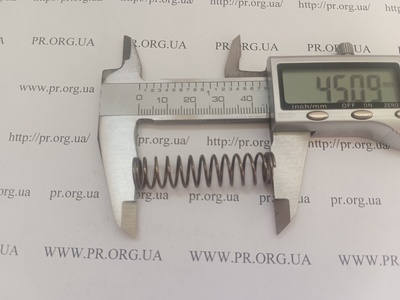 Пружина сжатия 1 х 11 х 45 (Артикул: G2445)