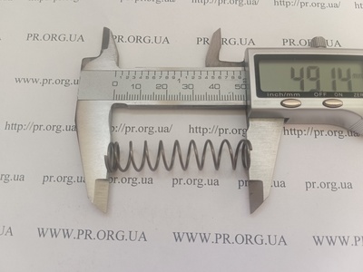Пружина стиснення 1 х 11 х 49 (Артикул: G2446)
