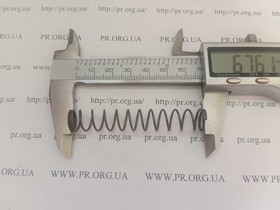 Пружина сжатия 1 х 11,4 х 67 (Артикул: G2449)