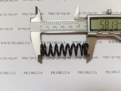 Пружина стиснення 2,5 х 16,8 х 58 (Артикул: G2459)