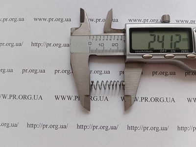 Пружина сжатия 0,6 х 6,8 х 24 (Артикул: G2480)