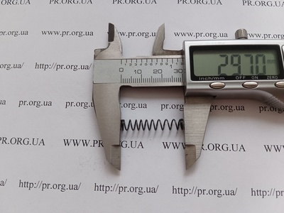 Пружина стиснення 0,6 х 5,5 х 29,5 (Артикул: G2482)