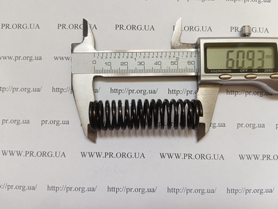 Пружина стиснення 2 х 18 х 61 (Артикул: G2492)