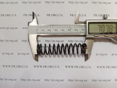 Пружина стиснення 2 х 17 х 70,5 (Артикул: G2493)