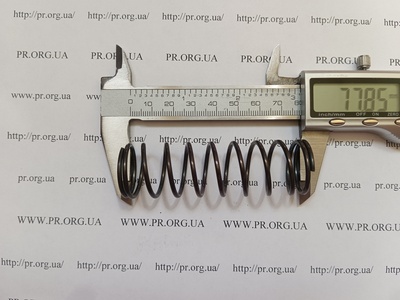 Пружина стиснення 2 х 24,5 х 77,5 (Артикул: G2495)