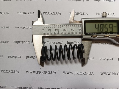 Пружина сжатия 2 х 19,8 х 48,5 (Артикул: G2500)