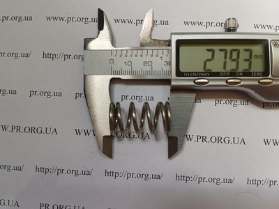 Пружина сжатия 2 х 16,2 х 27,5 (Артикул: G2510)
