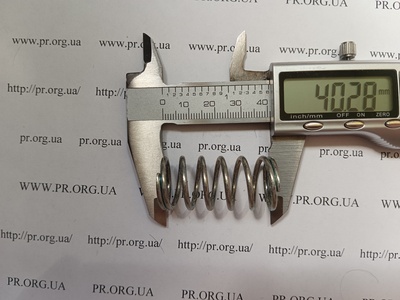 Пружина сжатия 2 х 20 х 40 (Артикул: G2511)