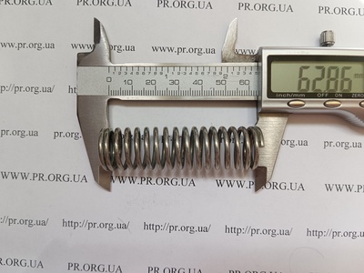 Пружина сжатия 2 х 18 х 62 (Артикул: G2513)