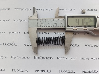 Пружина стиснення 1,6 х 12 х 41,5 (Артикул: G2524)