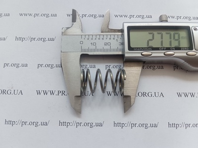 Пружина стиснення 1,5 х 16,2 х 28 (Артикул: G2532)