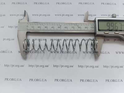 Пружина стиснення 1,5 х 18 х 99 (Артикул: G2533)