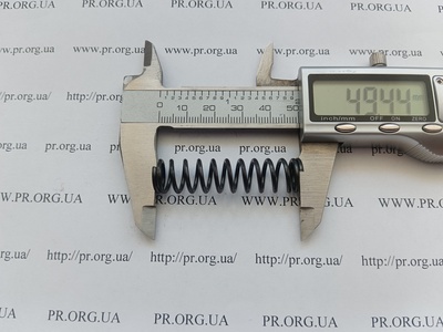 Пружина сжатия 1,5 х 12 х 49 (Артикул: G2536)