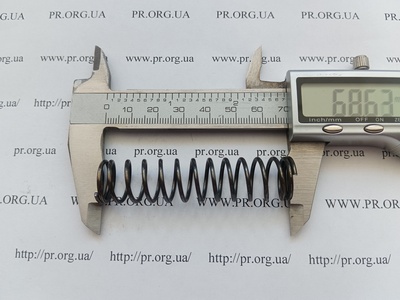 Пружина сжатия 1,5 х 15,8 х 68 (Артикул: G2538)
