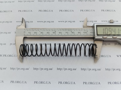 Пружина стиснення 1,5 х 19,5 х 109 (Артикул: G2539)