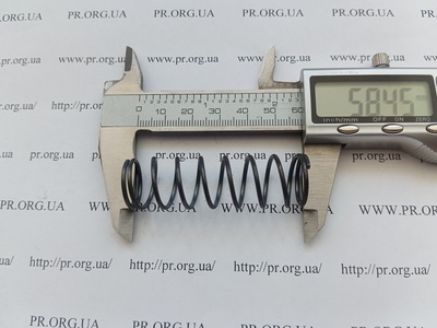 Пружина стиснення 1,5 х 17,7 х 58,5 (Артикул: G2541)