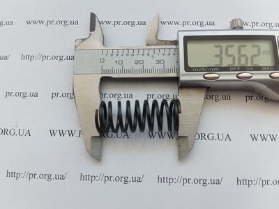 Пружина стиснення 1,5 х 15 х 35,5 (Артикул: G2542)