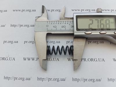 Пружина стиснення 1,5 х 10 х 27,5 (Артикул: G2546)