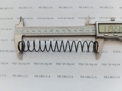 Пружина стиснення 1,4 х 18 х 119 (Артикул: G2549)
