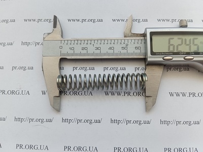Пружина стиснення 1,4 х 12 х 62 (Артикул: G2551)