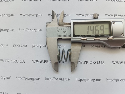 Пружина стиснення 1,3 х 15 х 14,5 (Артикул: G2554)
