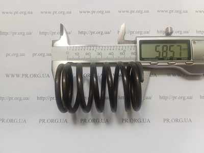 Пружина на стиснення 4 х 38,5 х 59 (Артикул: G2557)