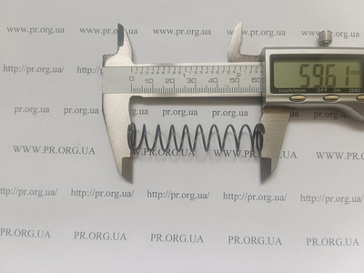 Пружина на сжатие 1 х 12,8 х 59 (Артикул: G2560)