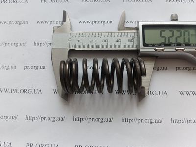 Пружина стиснення 3 х 25 х 52 (Артикул: G2562)